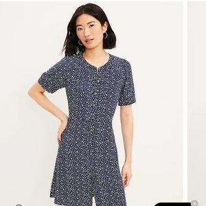 Loft Garden Flare shirt dress